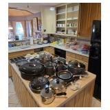 Kitchenware; Calphalon, Reverware; Glassware; Storage containers; Corningware 