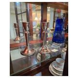 Mayflower Sterling Candlestick Holders