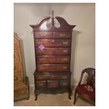Cherry Highboy 7-Drawer Dresser