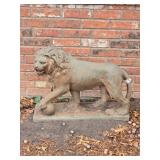 Concrete Yard Lion Statue