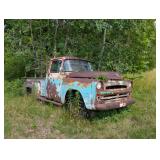 Dempsey Auctions BARN FINDS, Chevy trucks, Backhoe, TOOLS, Bicycles, Tractors, Lumber