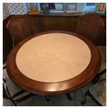 Table-Faux Marble Inlay