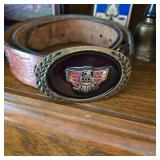 Goldwing Leather Belt & Buckle