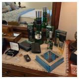 Mens cologne, wallets, etc