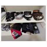 Leather belts, Sz 42