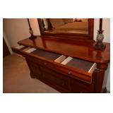 Felt-lined top drawers