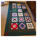 Hand sewn Sampler quilt
