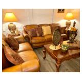 Beautiful Leather Living Room Set