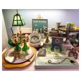 Can you spot the uranium glass?