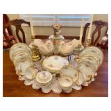 Noritake "BELVOIR" Japan / Ethan Allen Country French Dining Table Made in America 