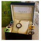 Authenticated vintage Gucci bezel watch