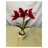 Artificial Amaryllis plant