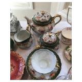 Partial tea set