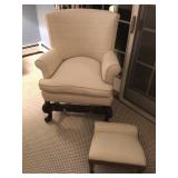 Chair & footstool 