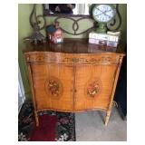 Adams style satinwood hall console