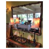 Metal frame mirror 36”x50”