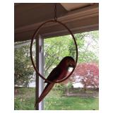 Wooden parrot pair of Asian style lamps