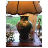 Pr. Asian style lamps