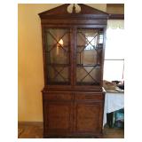 Break front/bookcase 15”x39”x82” H