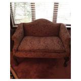 Camel back settee 50”x32”x34” H
