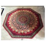 Octagonal area rug 54”x54”
