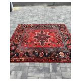 Safavieh red/multi 7’ x 7’ 