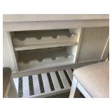 Wine rack undertable