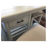 2 drawers 1 on either side 