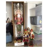 6’ nutcracker & smaller ones 