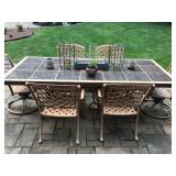 Patio table 8 chairs