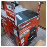 Husky 3 Gal. 120 PSI Portable Electric Oil-Free Light Duty Pancake Air Compressor