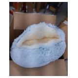 CATISM Cozy Plush Hooded Cat Bed CATISM Cozy Plush Hooded Cat Bed