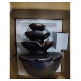 Hammacher Schlemmer Illuminated Zen Fountain