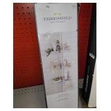 Aluminum Corner Tension Pole Caddy Gray - Threshold