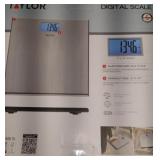 Taylor 440 lb Digital Bathroom Scale Silver