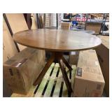 Baxton Studio Giuliana Mid-Century Modern Walnut Brown Dining Table