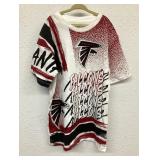 Team Apparel Youth Atlanta Falcons Game Time White T-Shirt