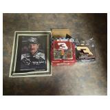 Dale Earnhardt stocking holder and carnival picture