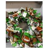 20" Football Wreath by Celebrate It - Football Season Decor