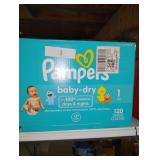 Pampers Baby Dry Diapers Size 1