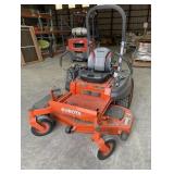 Kawasaki Kubota Z421 Kommander PRO FS730V lawn mower with 54 inch deck 77 hours