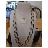 Large link  chain necklace