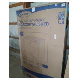 Suncast The Stow Away 5 ft. x 3 ft. Resin Horizontal Storage Shed with Floor Kit