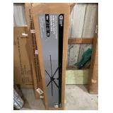 Commercial Electric High Velocity 10 ft. Indoor/Outdoor Matte Black Ceiling Fan with Wall Control In