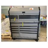 Husky Tool Storage 52 in. W Heavy Duty Matte Gray Tool Chest Combo