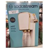 White/Gold Art Sparkling Water Maker Starter Kit