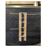 Style+ 72 in. W - 113 in. W White Narrow Wood Closet System