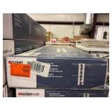 Style+ 72 in. W - 113 in. W White Narrow Wood Closet System