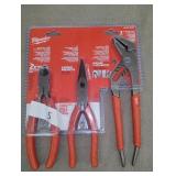 Milwaukee 3 pc Forged Alloy Steel Reaming Pliers Set