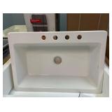 Jackson 33 in. 4-Hole Drop-In Single Bowl 